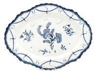 A Pearlware Serving Platter Length 21 1/2 inches. — PROBABLY JOHN TURNER OF LANE END