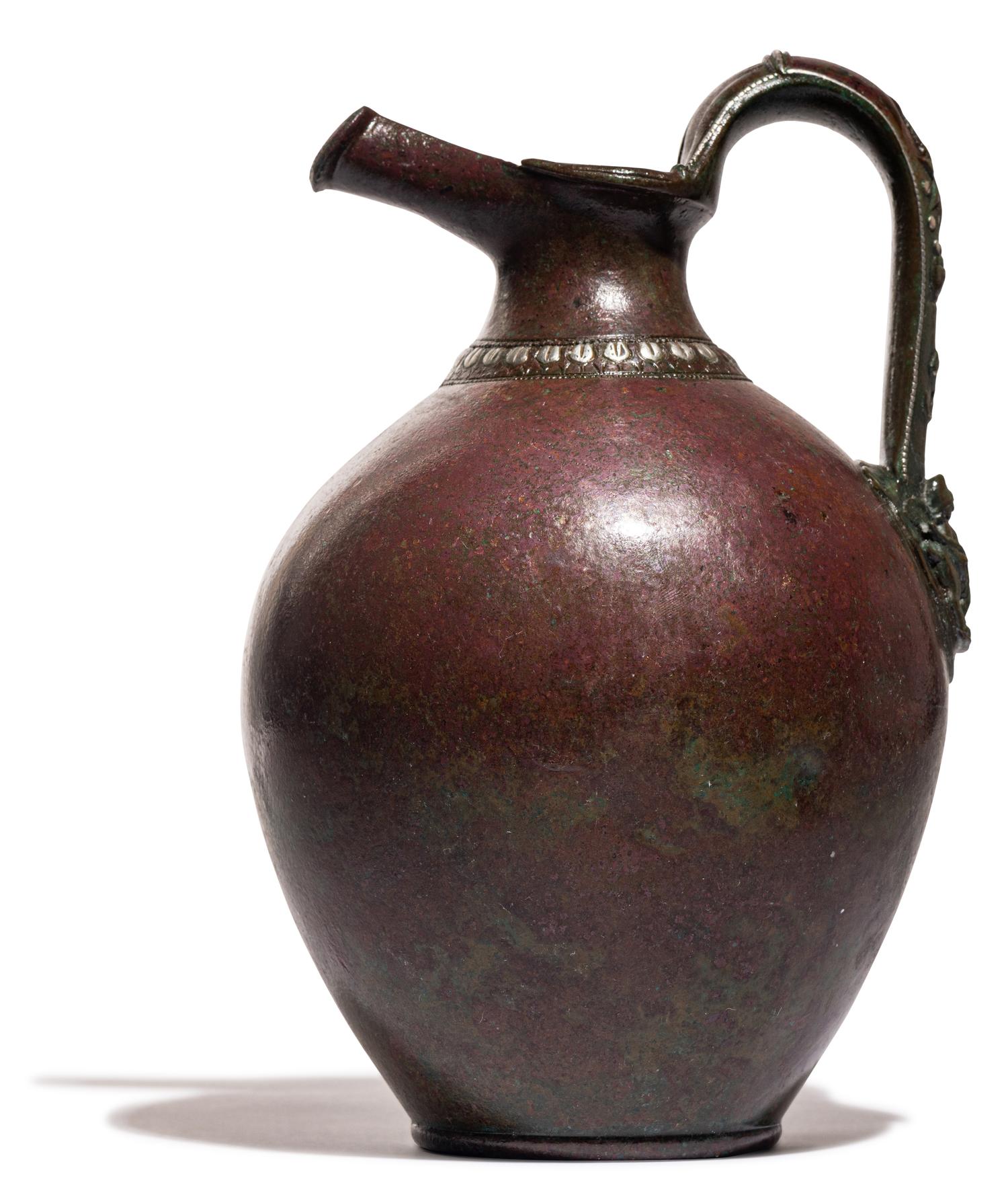 An Roman Bronze Oinochoe