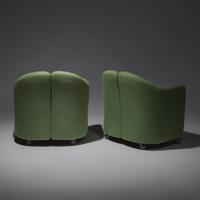Pair of Split-Back lounge chairs for Tecno, c. 1960