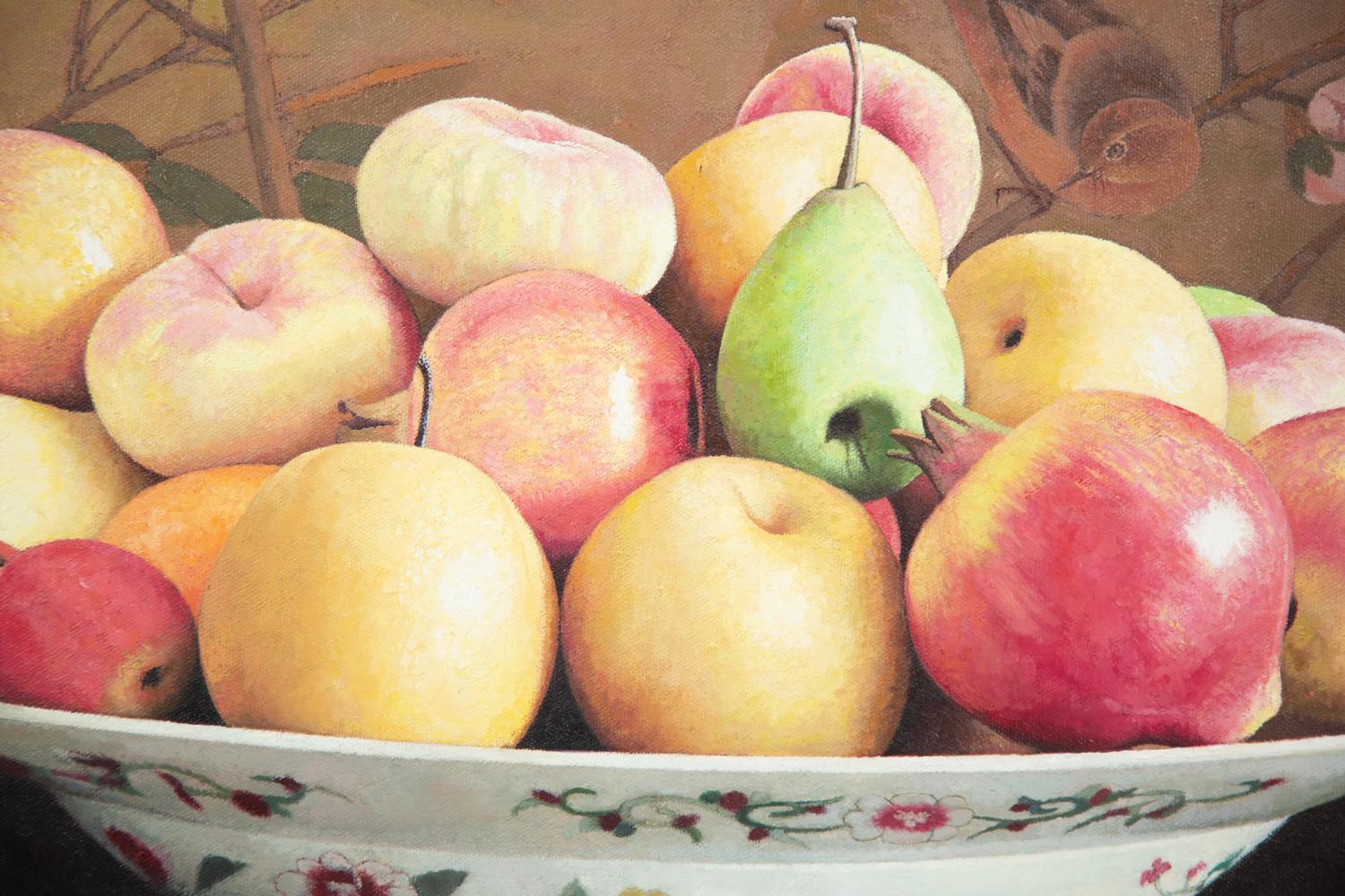 A Plate of Fruit and Birds, 2007