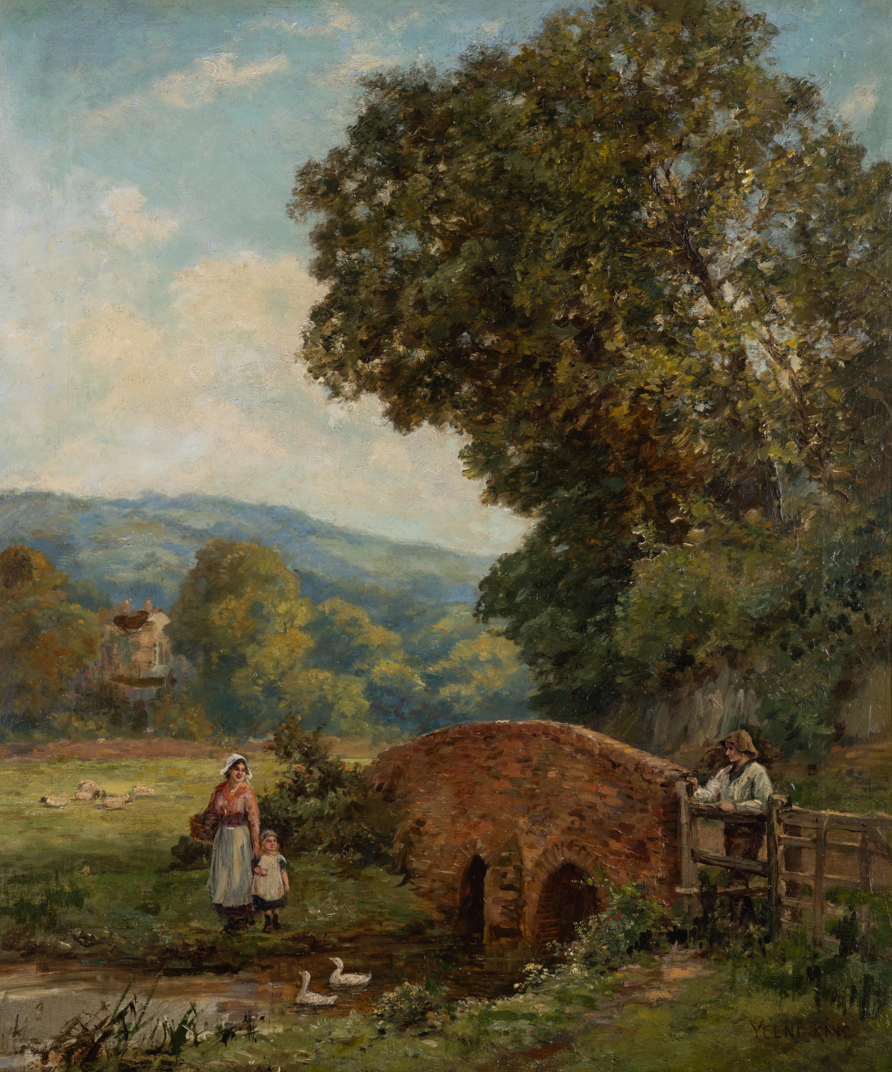 Henry John Yeend King (British, 1855–1924) — View at Hambleden, Near Henley