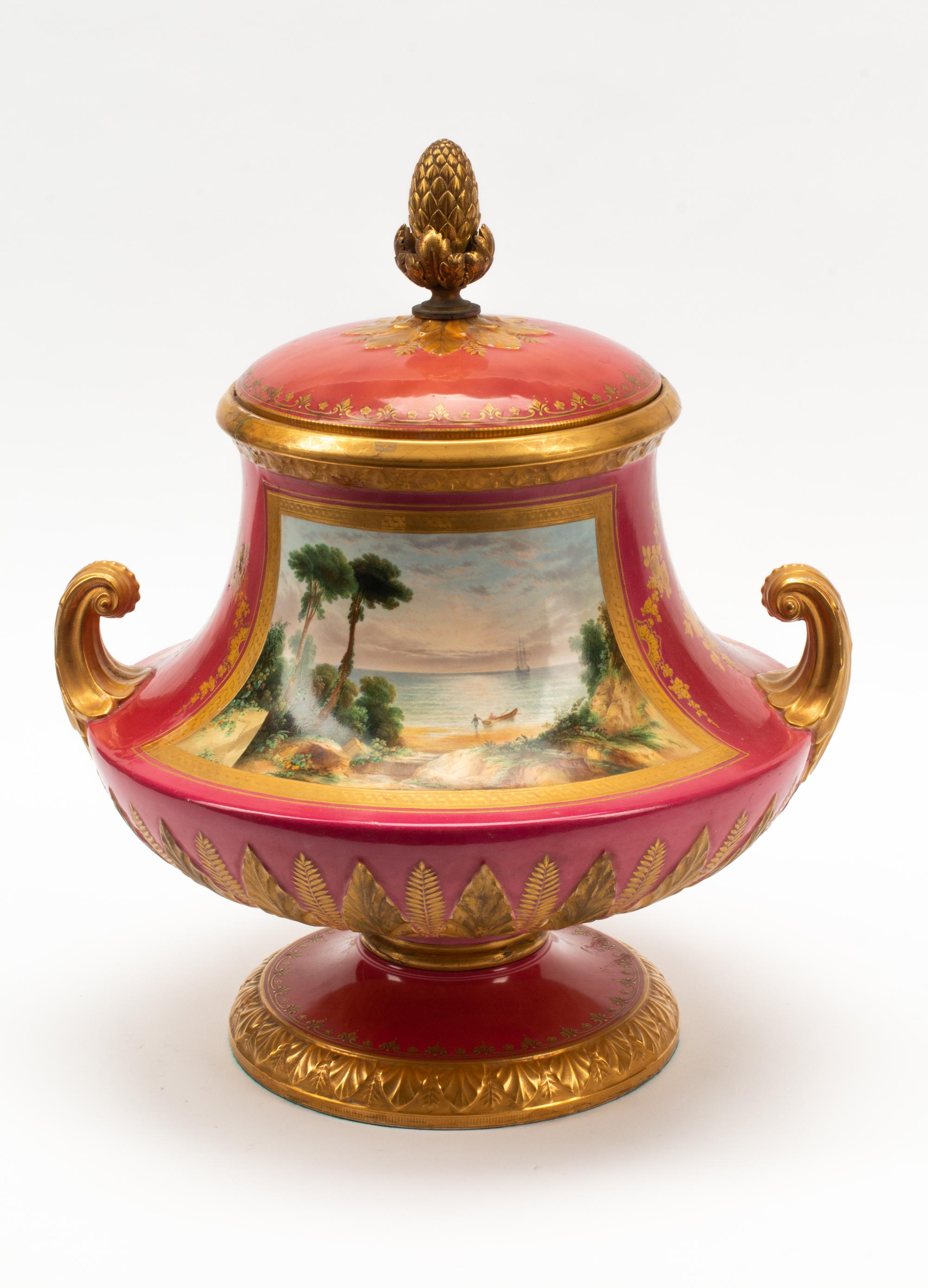 A French Porcelain Centerpiece