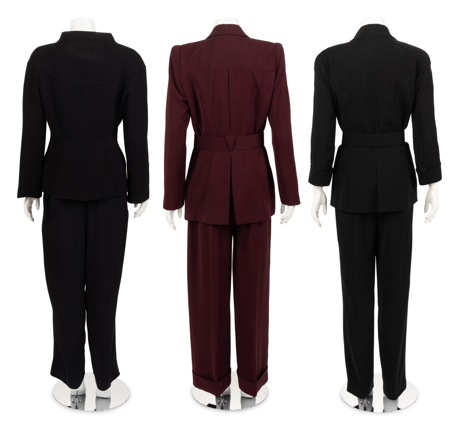 Three Thierry Mugler Two-Piece Suits, 1985-95