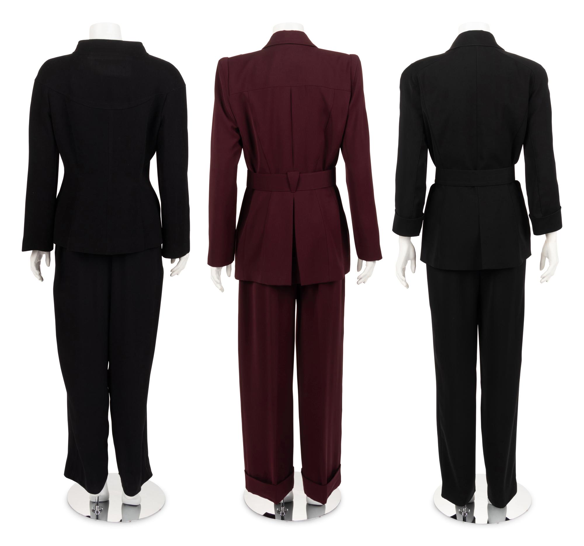 Three Thierry Mugler Two-Piece Suits, 1985-95