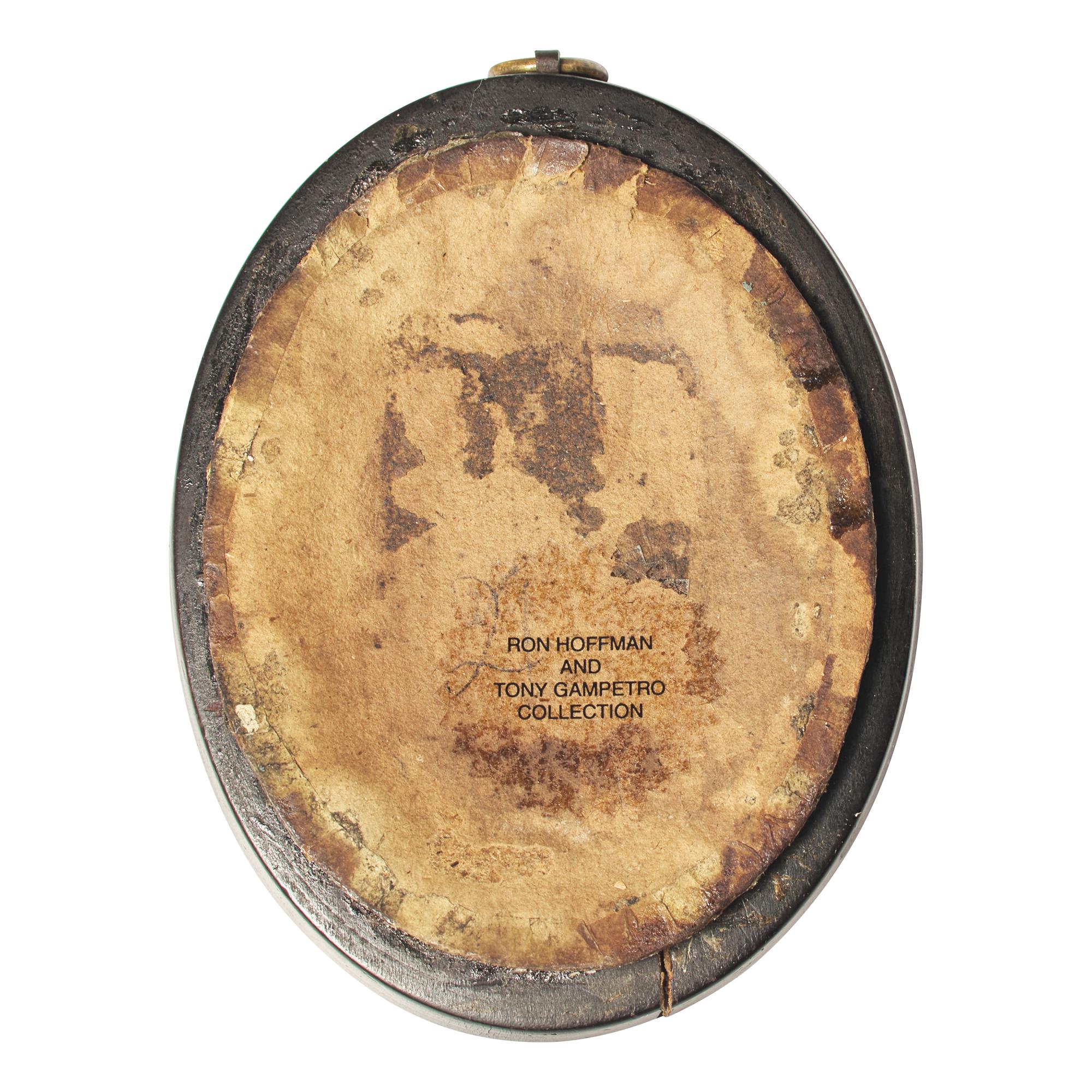 American School 18th Century, A Portrait Miniature of a Naval Officer