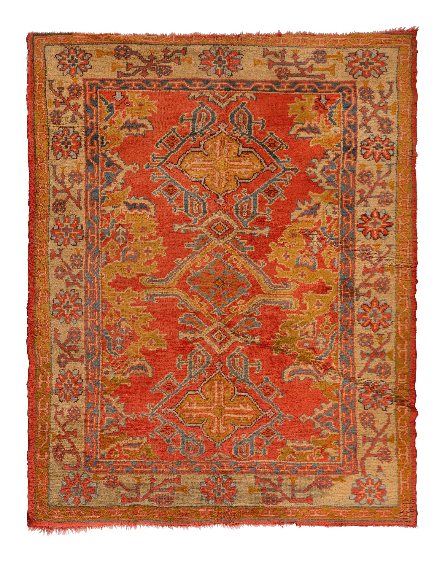 An Oushak Wool Rug