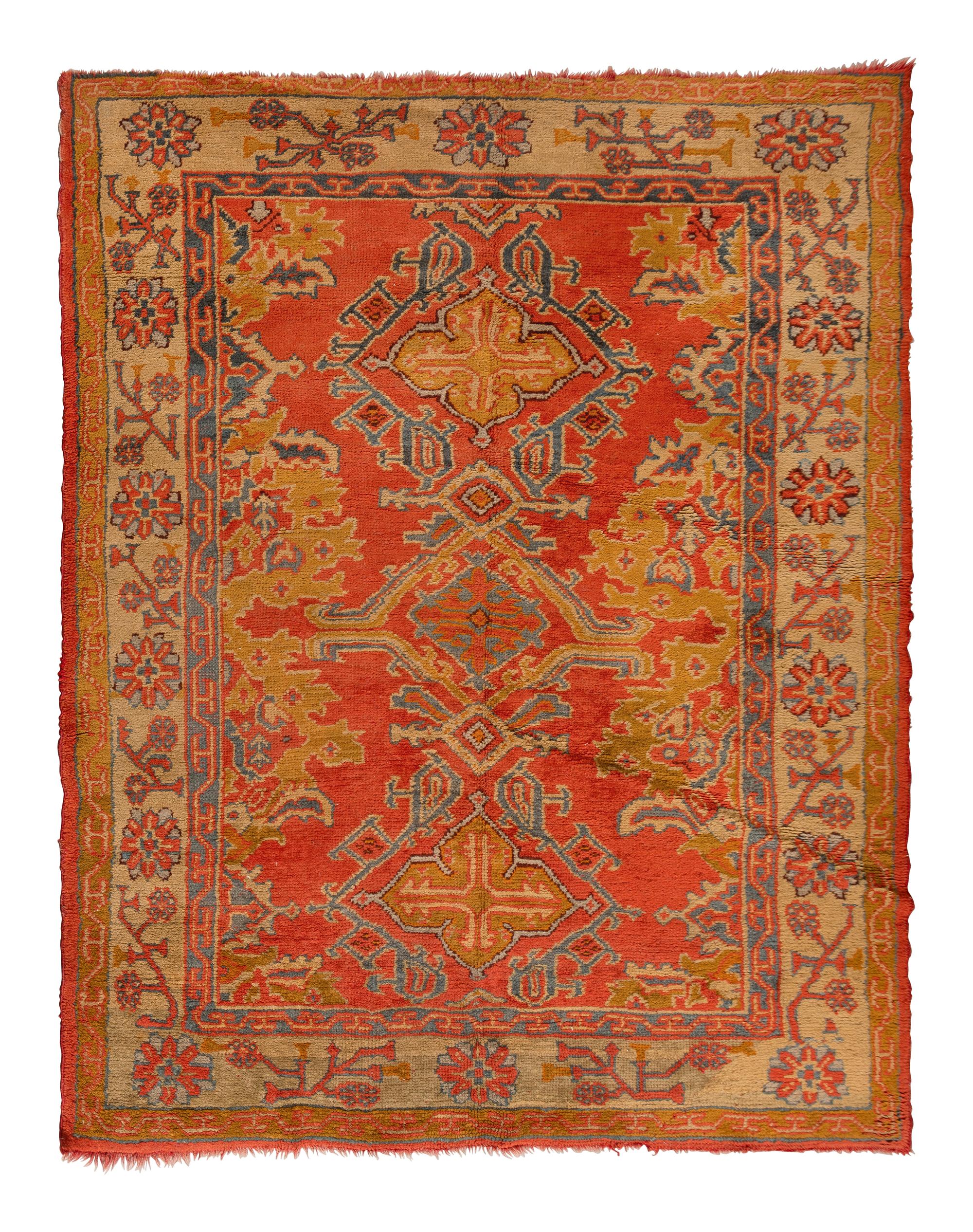 An Oushak Wool Rug