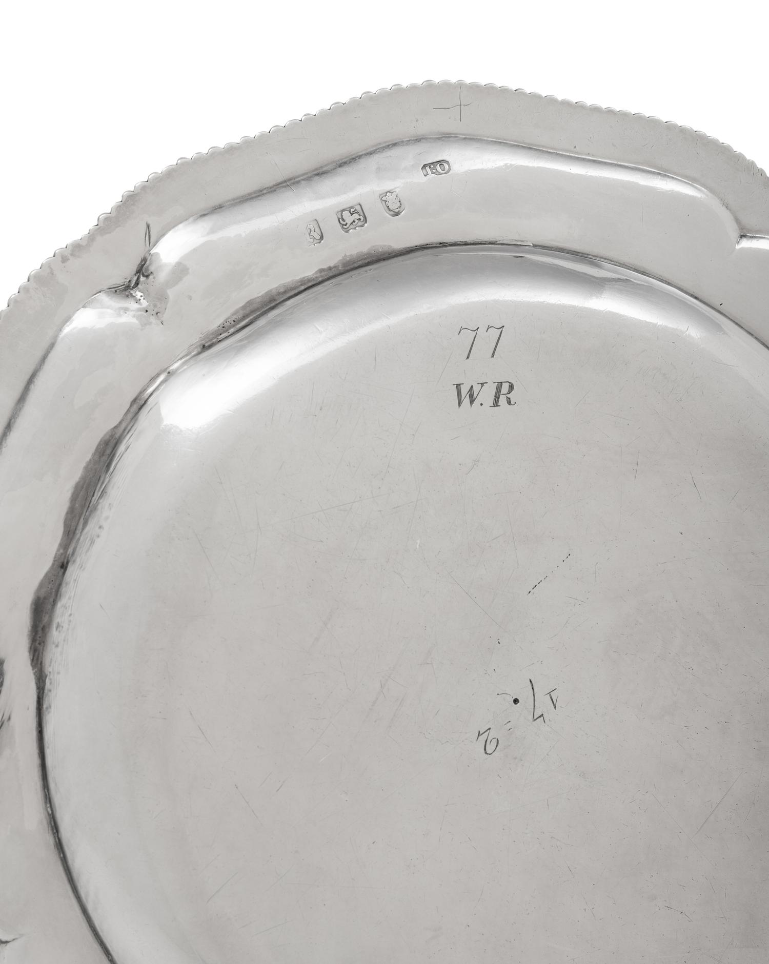 A George III Silver Dinner Plate