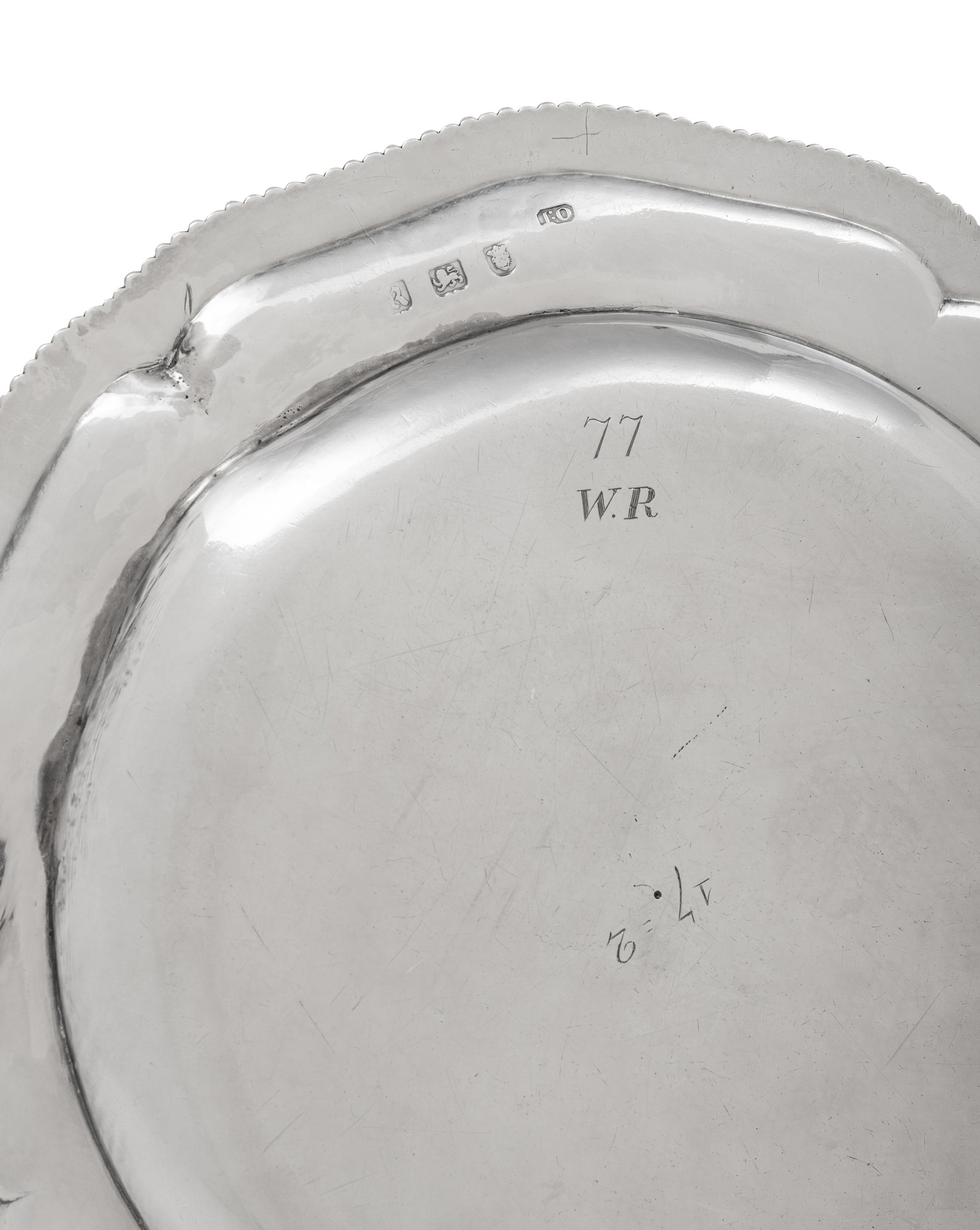 A George III Silver Dinner Plate