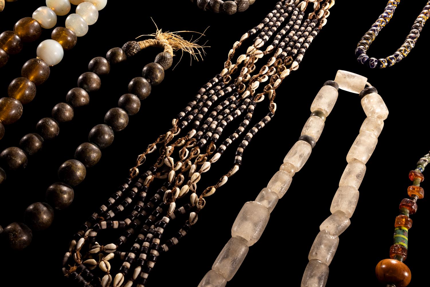 A Group of Ethnographic Beads and Necklaces