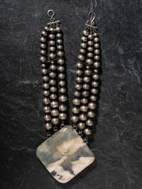 Navajo and Mixtec Howlite and Sterling Silver Jewelry