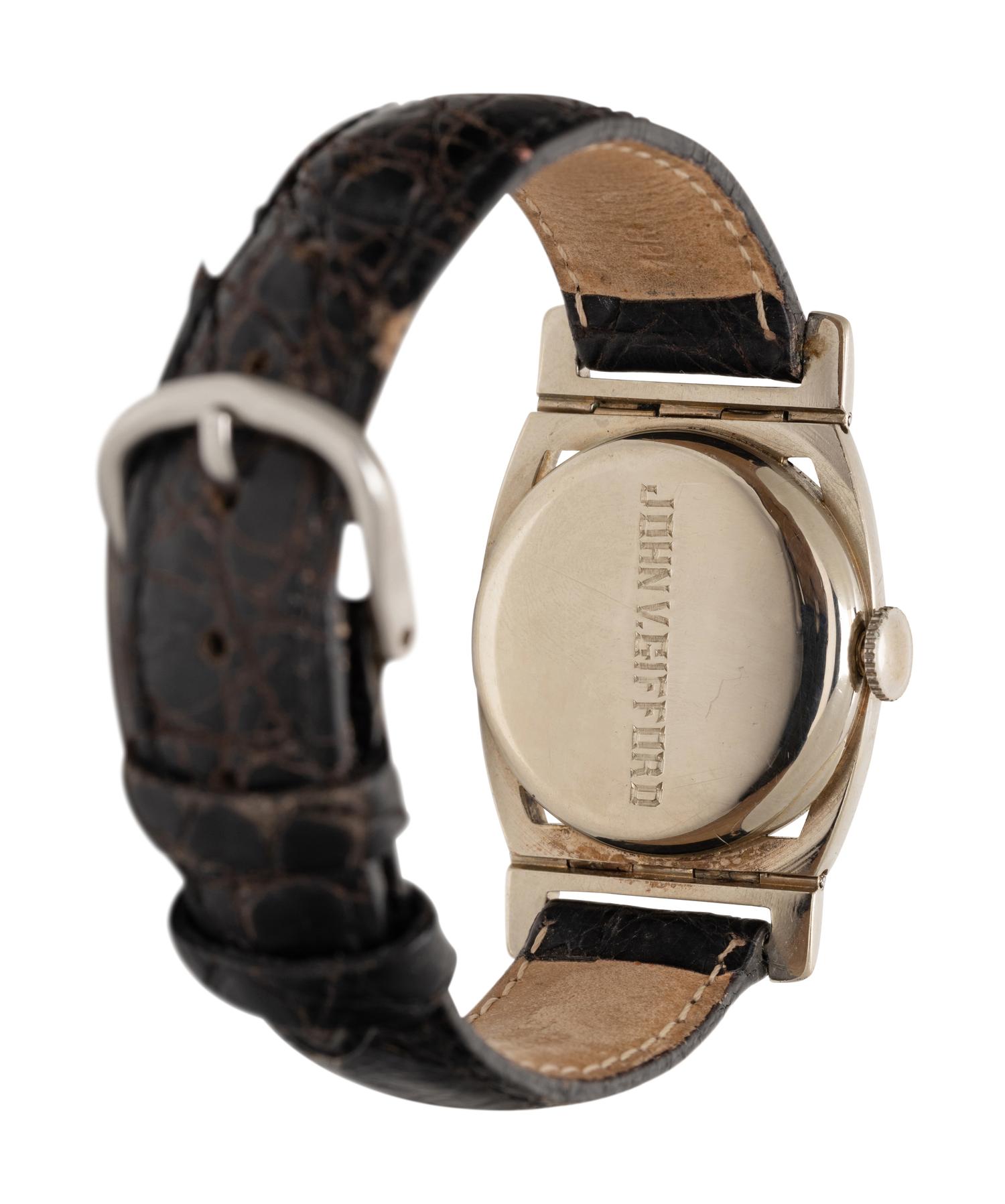 HAMILTON, 14K WHITE GOLD WATCH