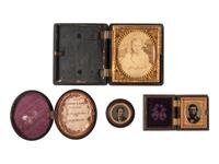[EARLY PHOTOGRAPHY]. A group of 8 Union cases.