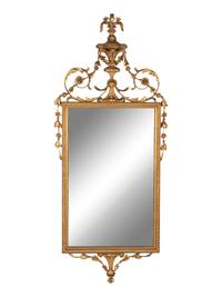 A George III Style Giltwood Mirror
