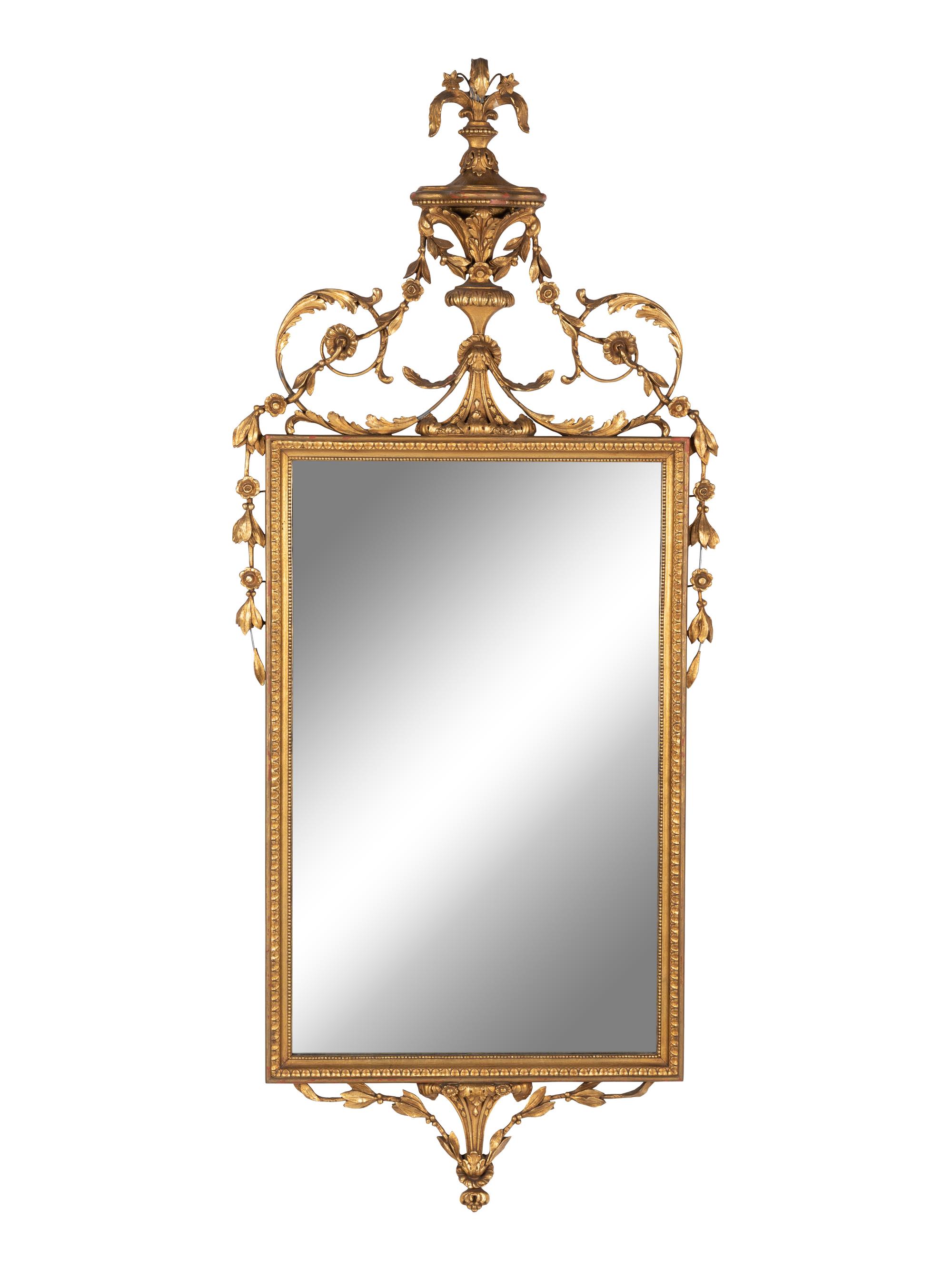 A George III Style Giltwood Mirror
