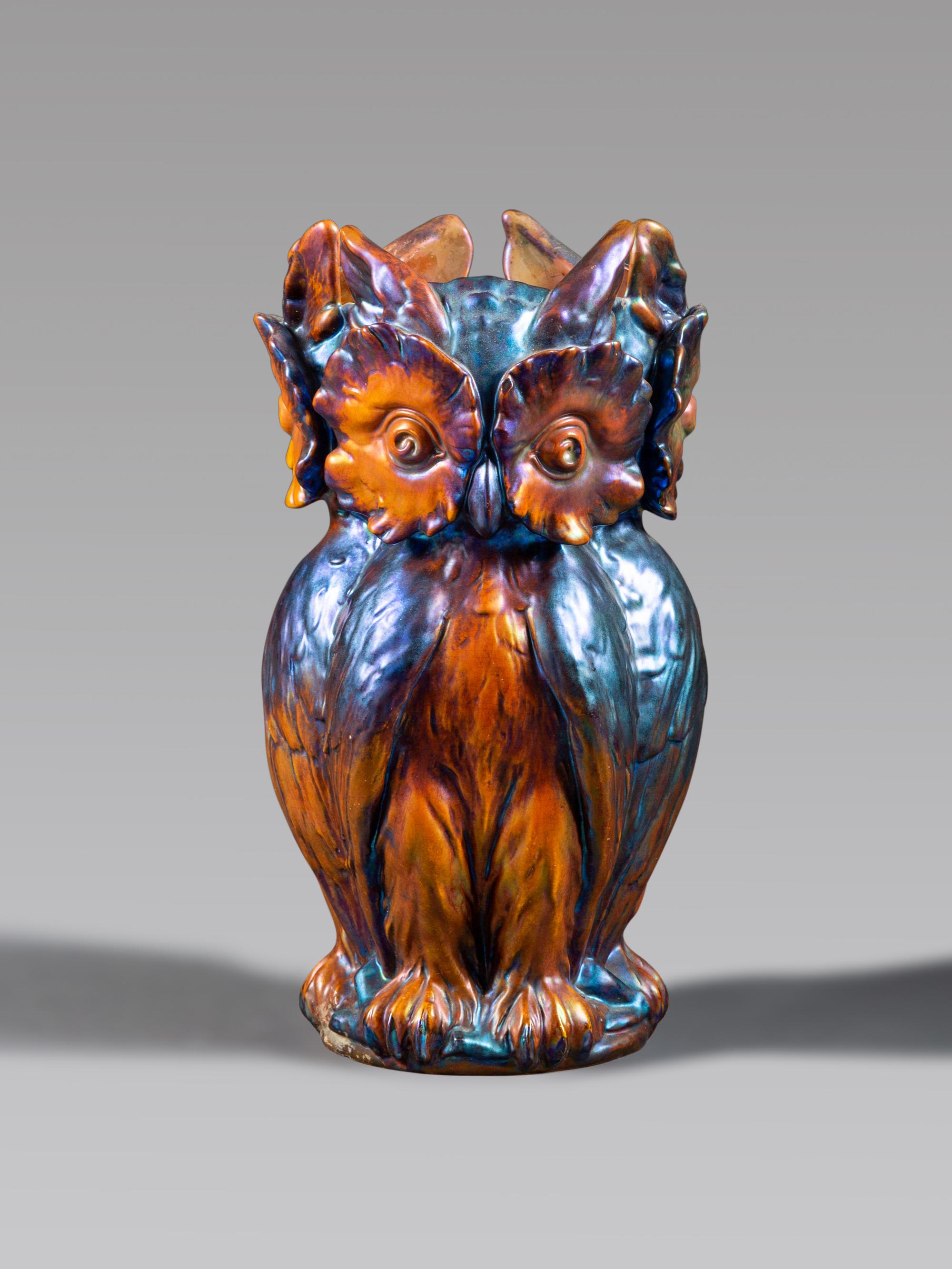 Owl Vase — 20TH CENTURY