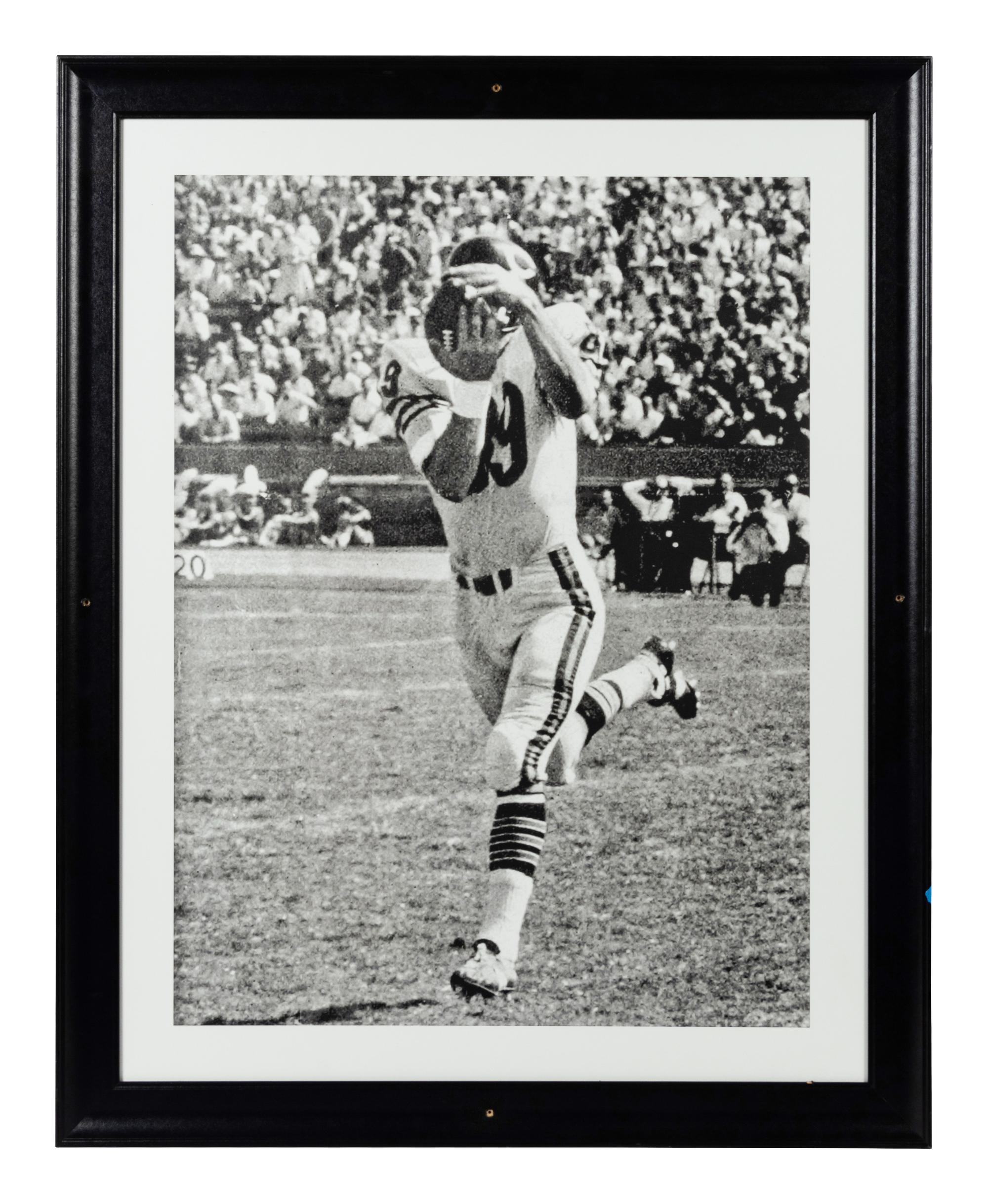 A Group of Four Large Scale Photographs of Mike Ditka Formerly Displayed at Mike Ditka’s Restaurant