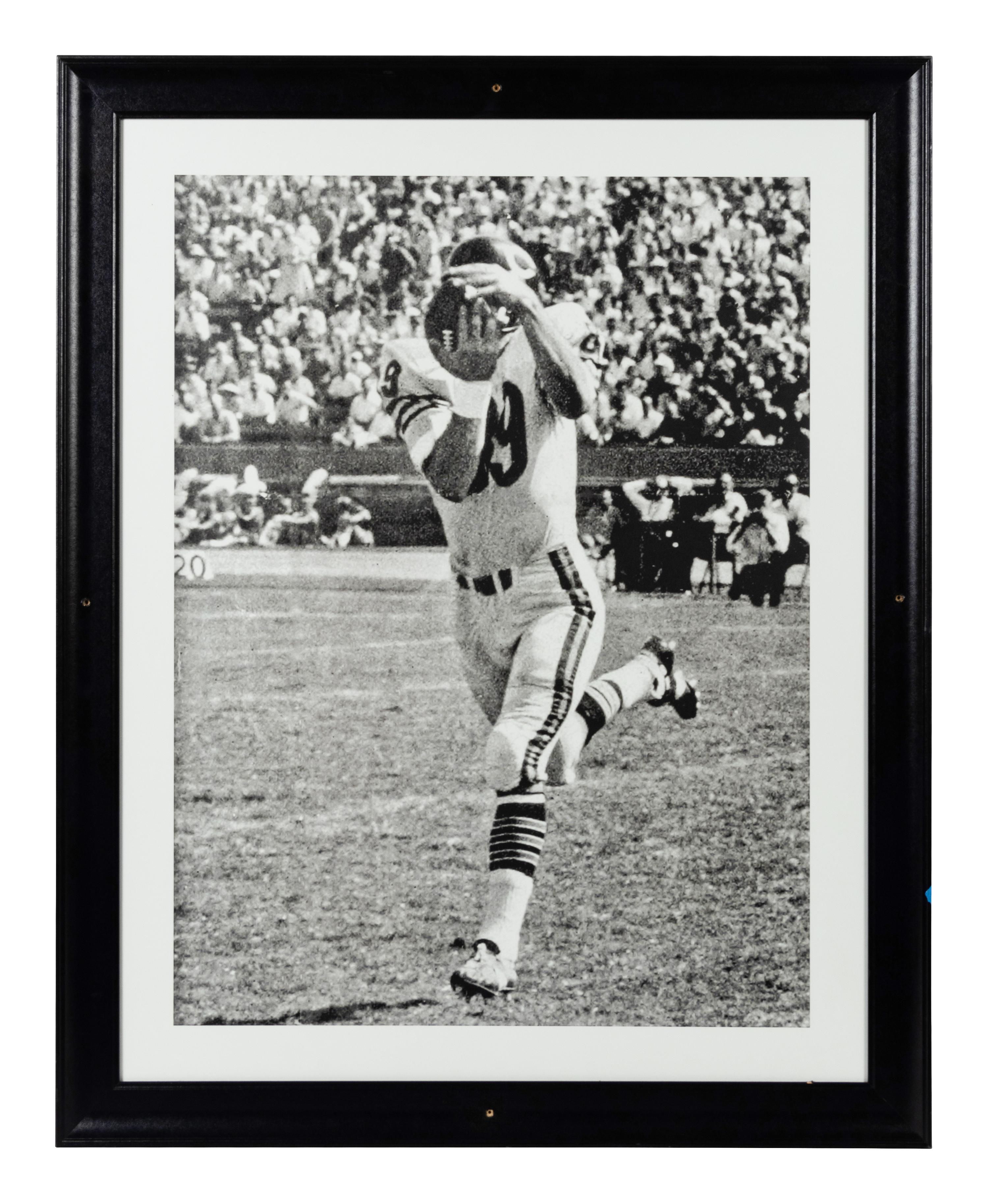 A Group of Four Large Scale Photographs of Mike Ditka Formerly Displayed at Mike Ditka’s Restaurant