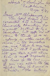 [Literature] Carroll, Lewis (Charles Lutwidge Dodgson). Autograph Letter, signed