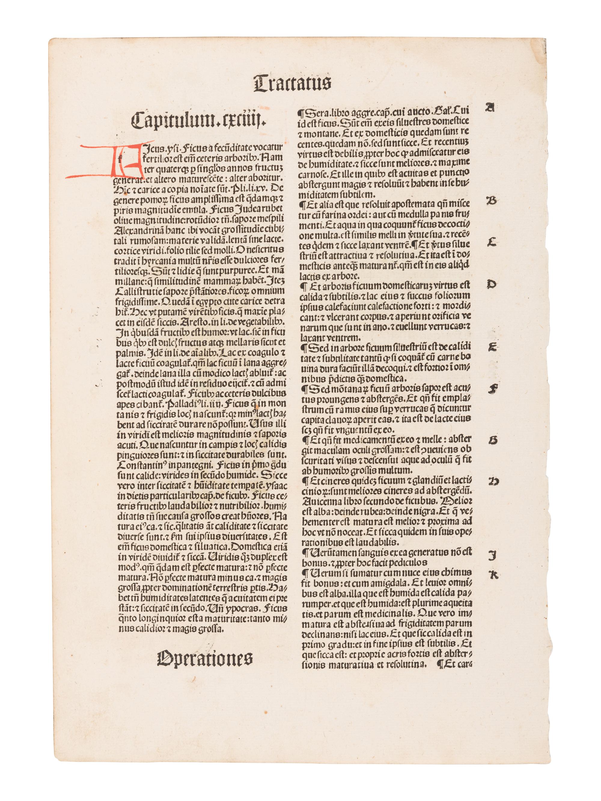 [HERBAL] -- [ Hortus sanitatis. De herbis et plantis... ] [Strassburg: Johann Prüss, ca 1497?].