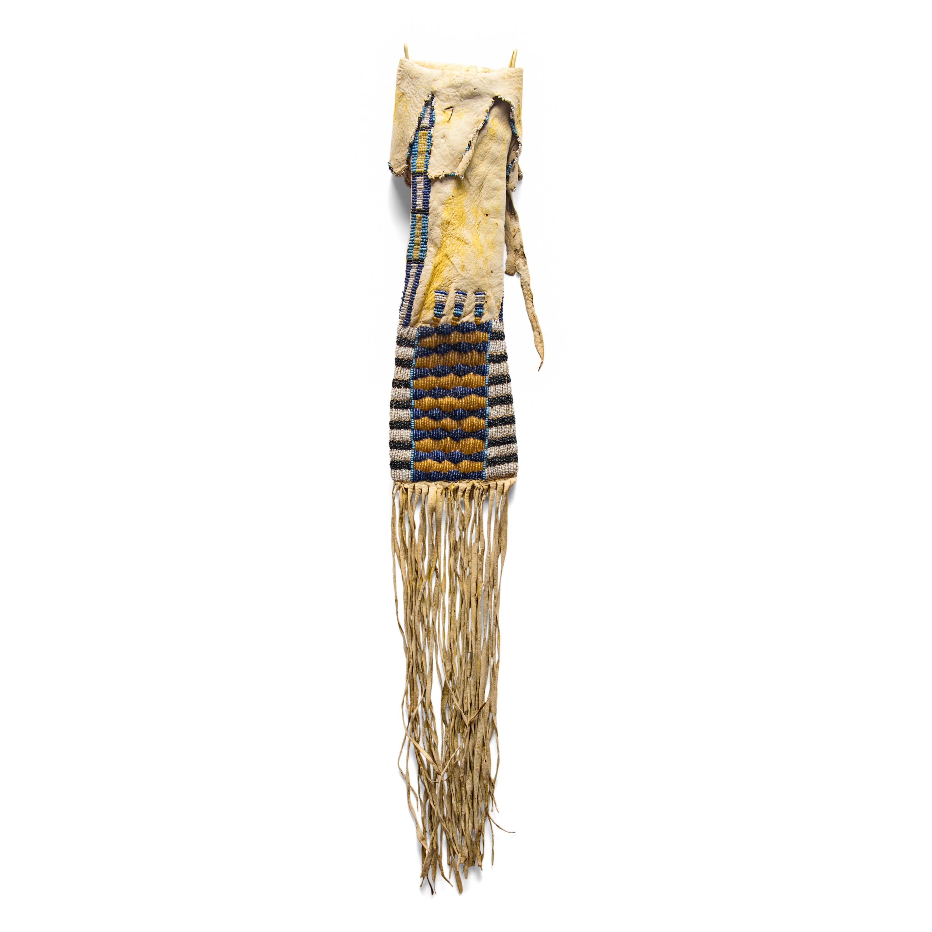Cheyenne Beaded Hide Tobacco Bag, Published