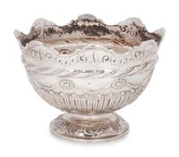 A Victorian Silver Rose Bowl