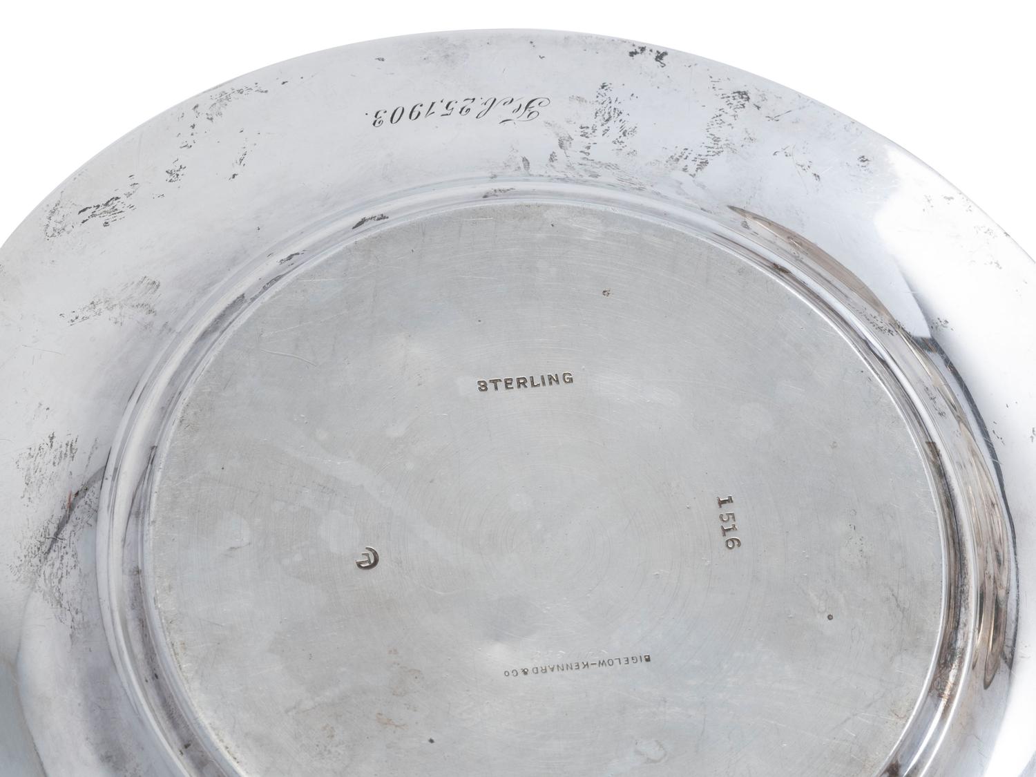 Six American Silver Serving Dishes and Trays