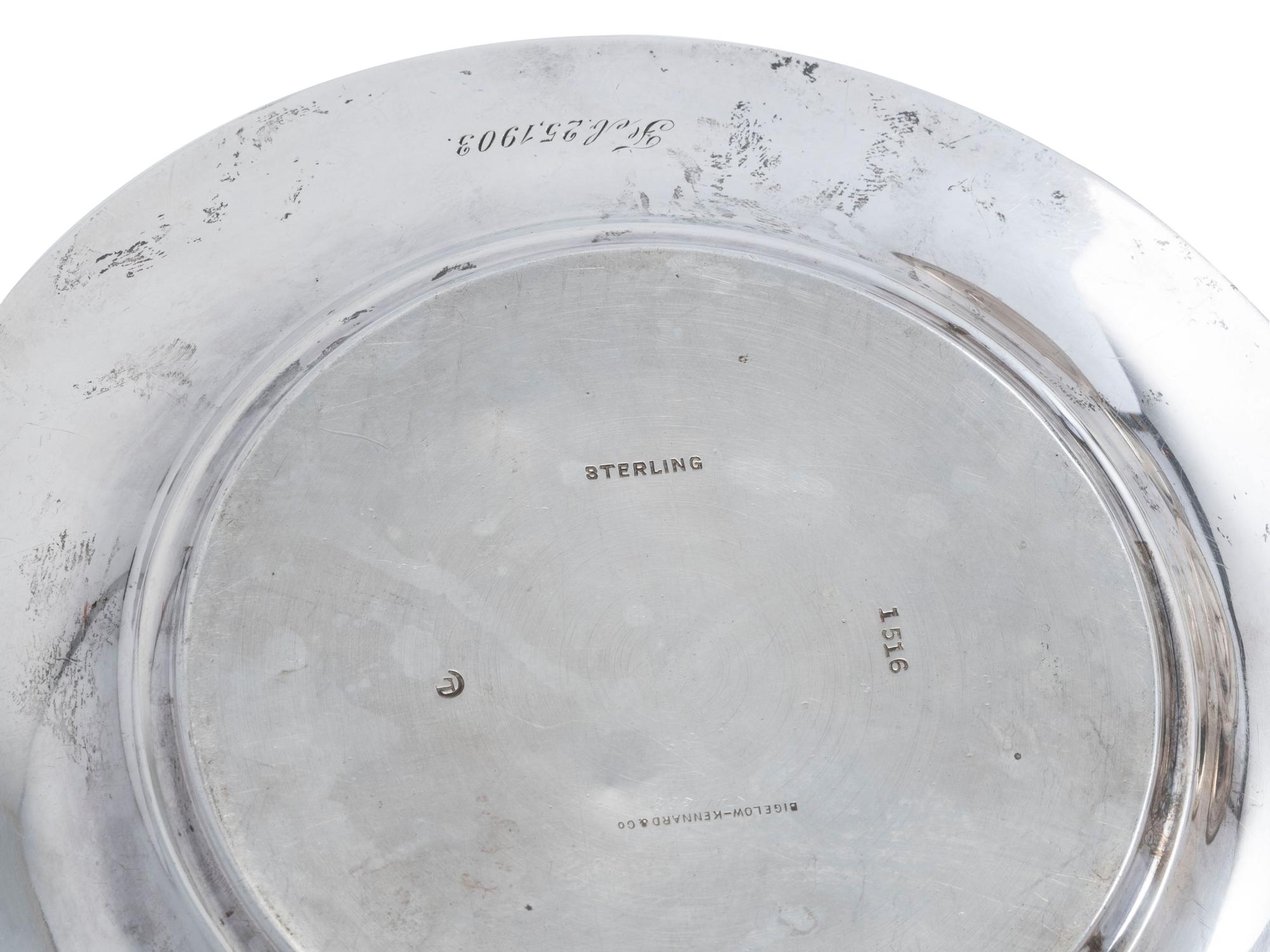 Six American Silver Serving Dishes and Trays