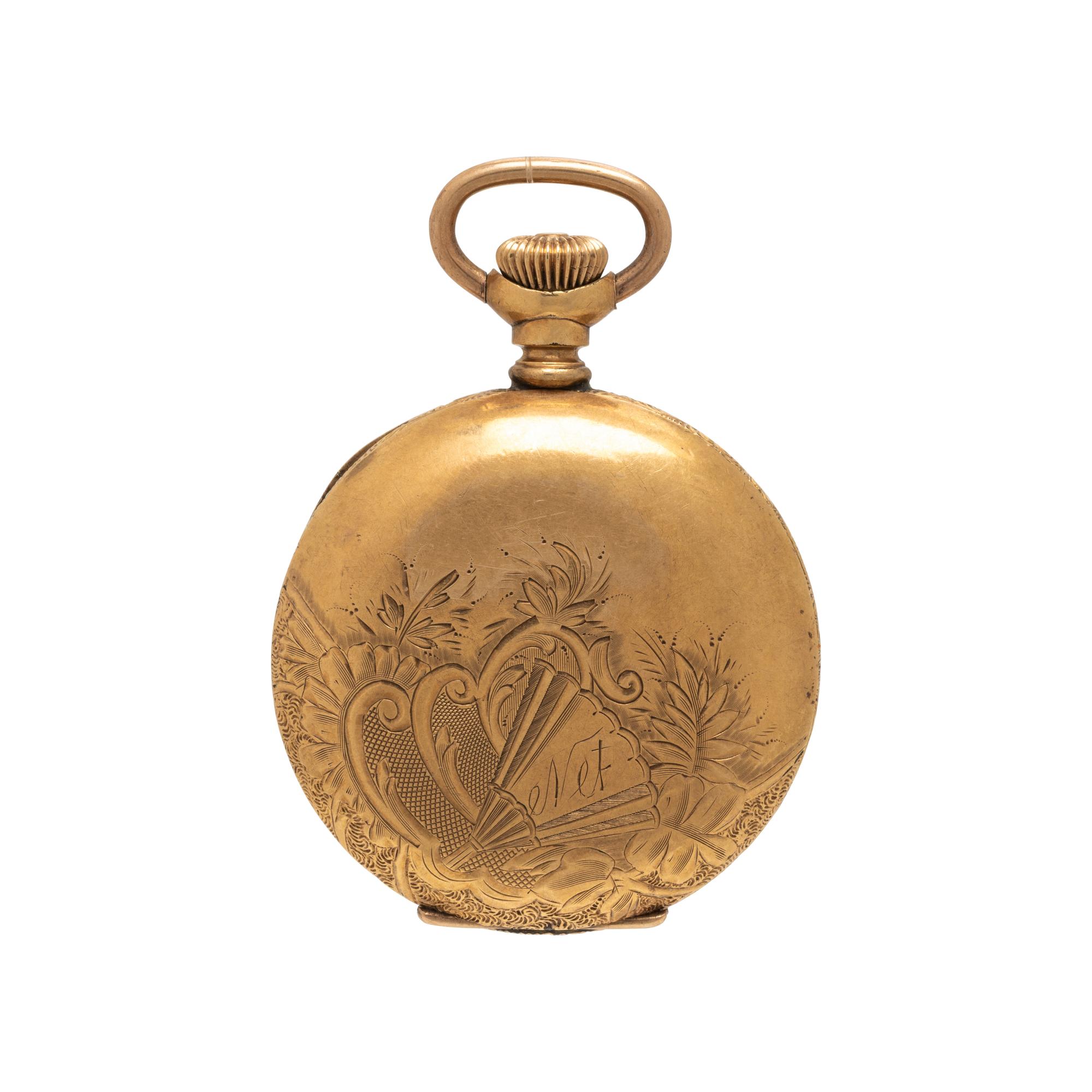 Hampden, Gold-Plated Pocket Watch