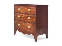 A George III Inlaid Mahogany Chest of Drawers