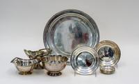 Collection of American Silver Table Articles, Gorham Mfg. Co., Providence, RI and others, comprising a Gorham Revere bowl, a sugar bask