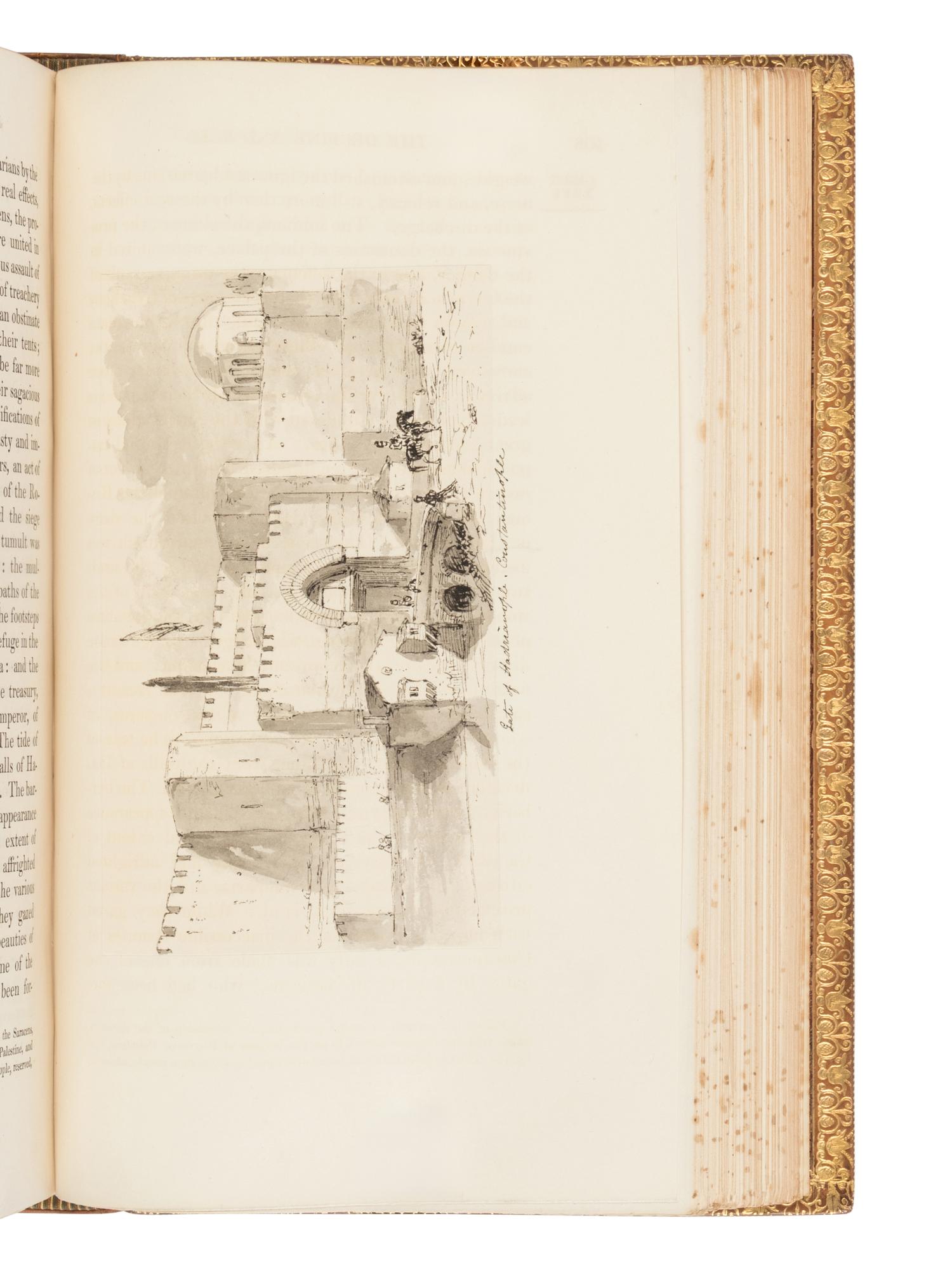 GIBBON, Edward (1737-1794). The Decline and Fall of the Roman Empire . London: Printed for T. Cadell, et al, 1828.
