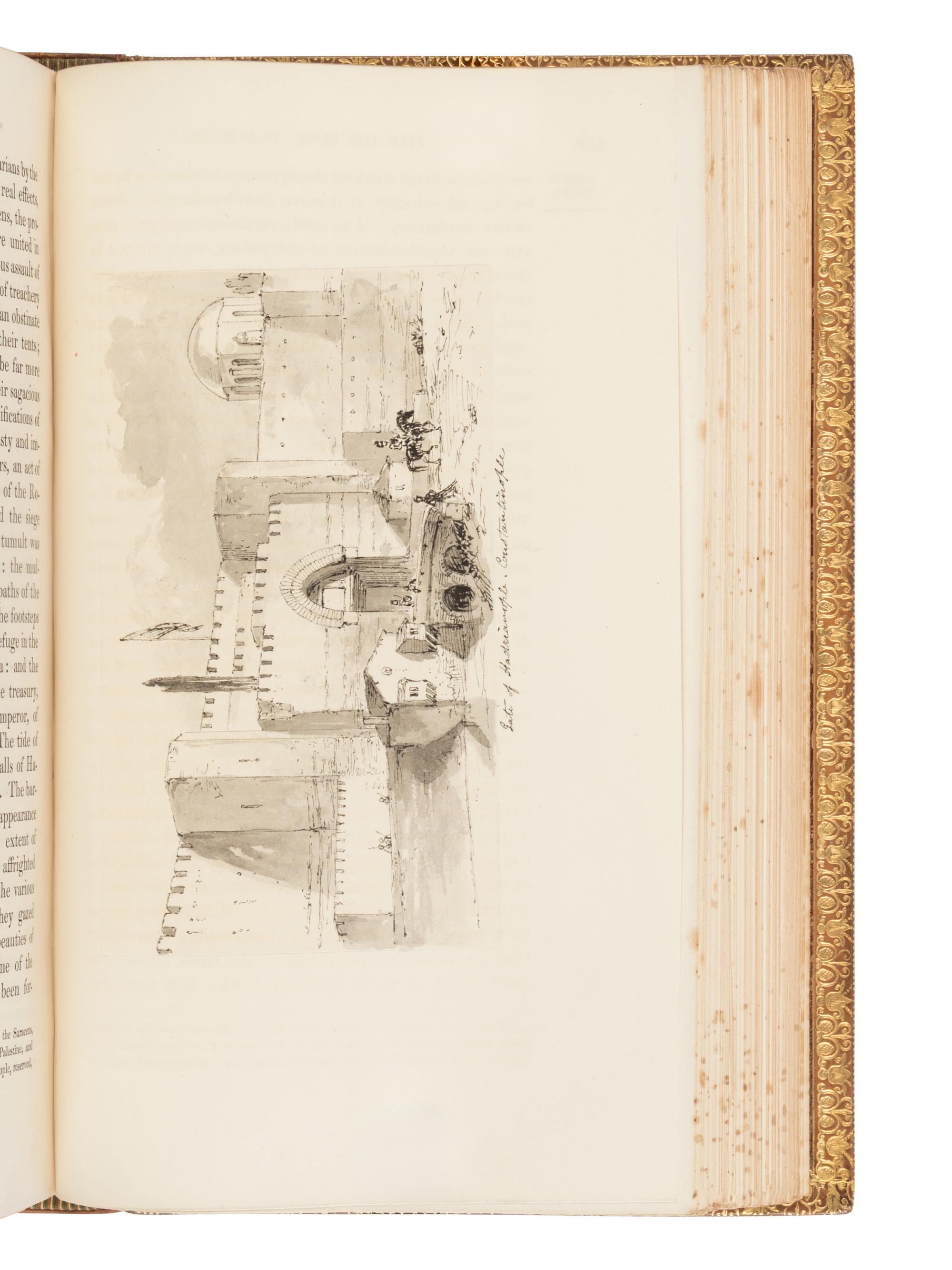 GIBBON, Edward (1737-1794). The Decline and Fall of the Roman Empire . London: Printed for T. Cadell, et al, 1828.