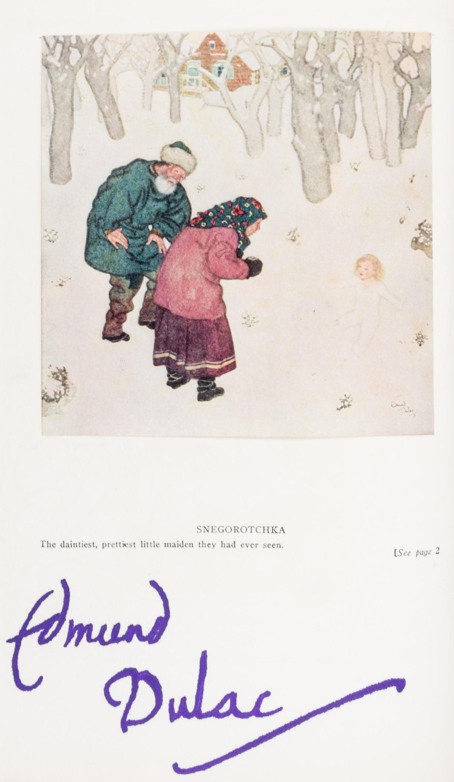 DULAC, EDMUND. Fairy Tales of the Allied Nations. New York. Signed by Dulac.