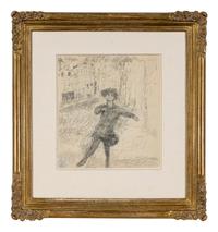 Jeune fille dansant dans la rue, c. 1900-1910
