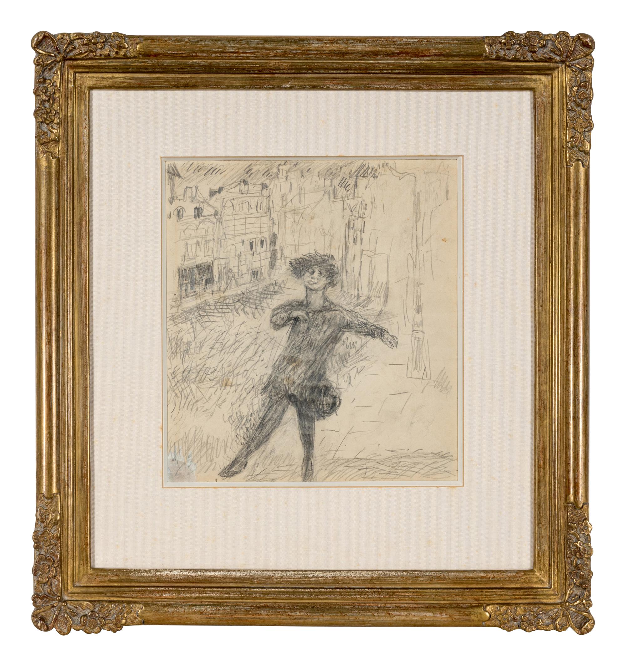 Jeune fille dansant dans la rue, c. 1900-1910