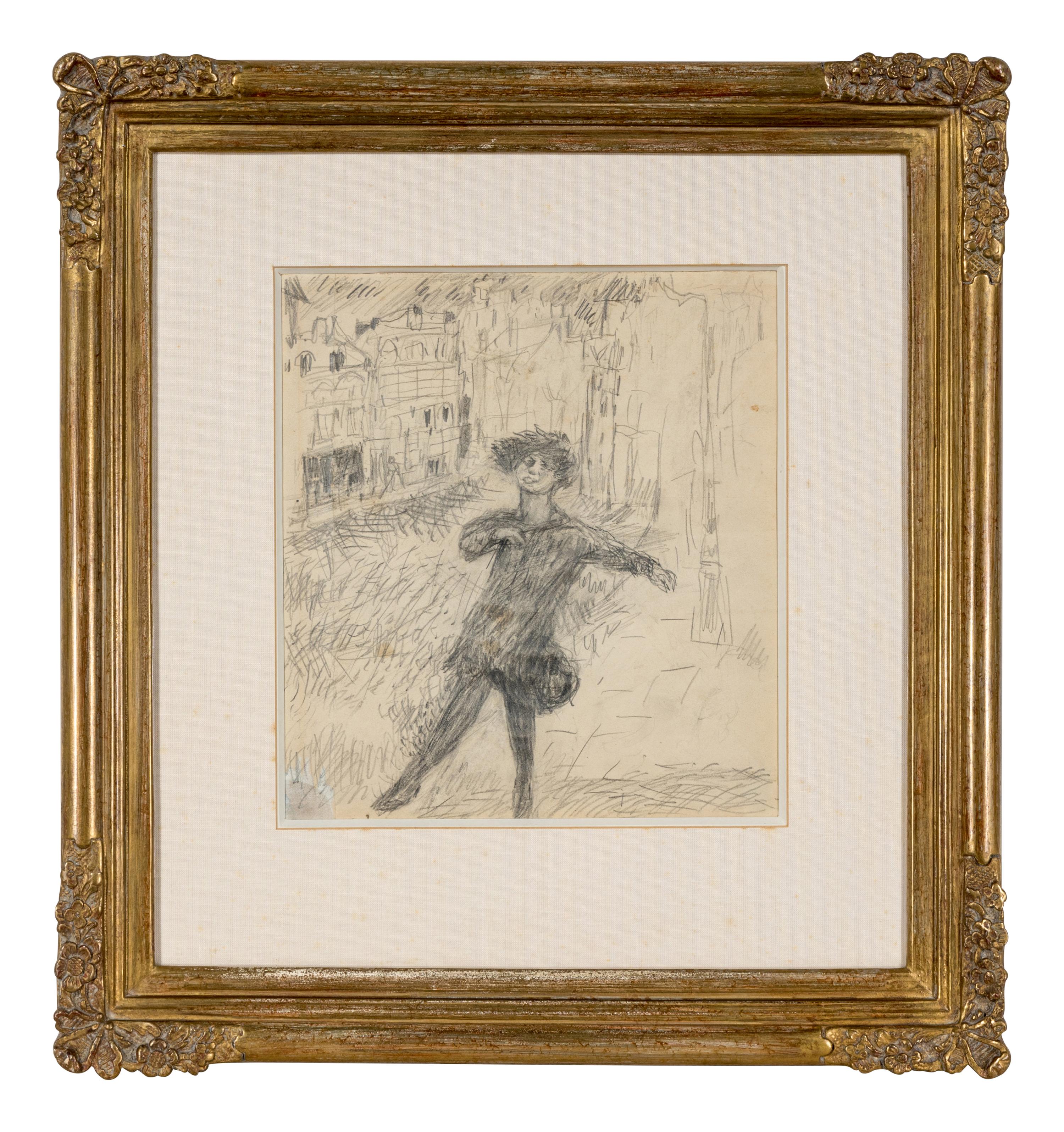Jeune fille dansant dans la rue, c. 1900-1910