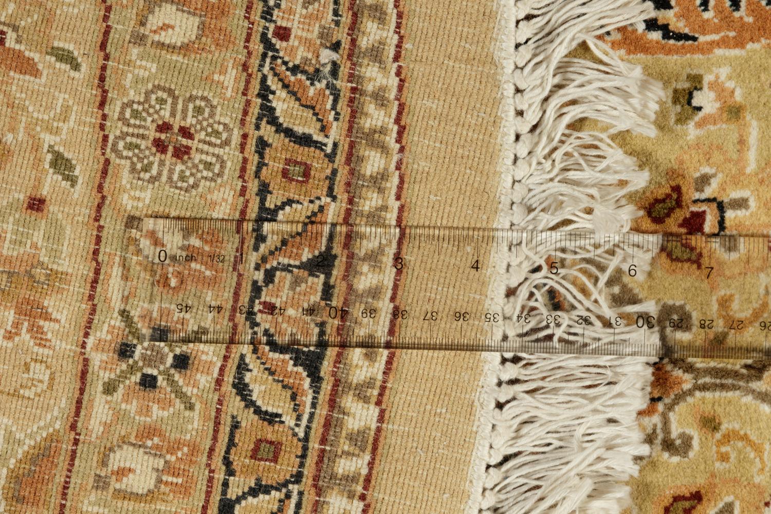 A Persian Style Circular Wool Rug
