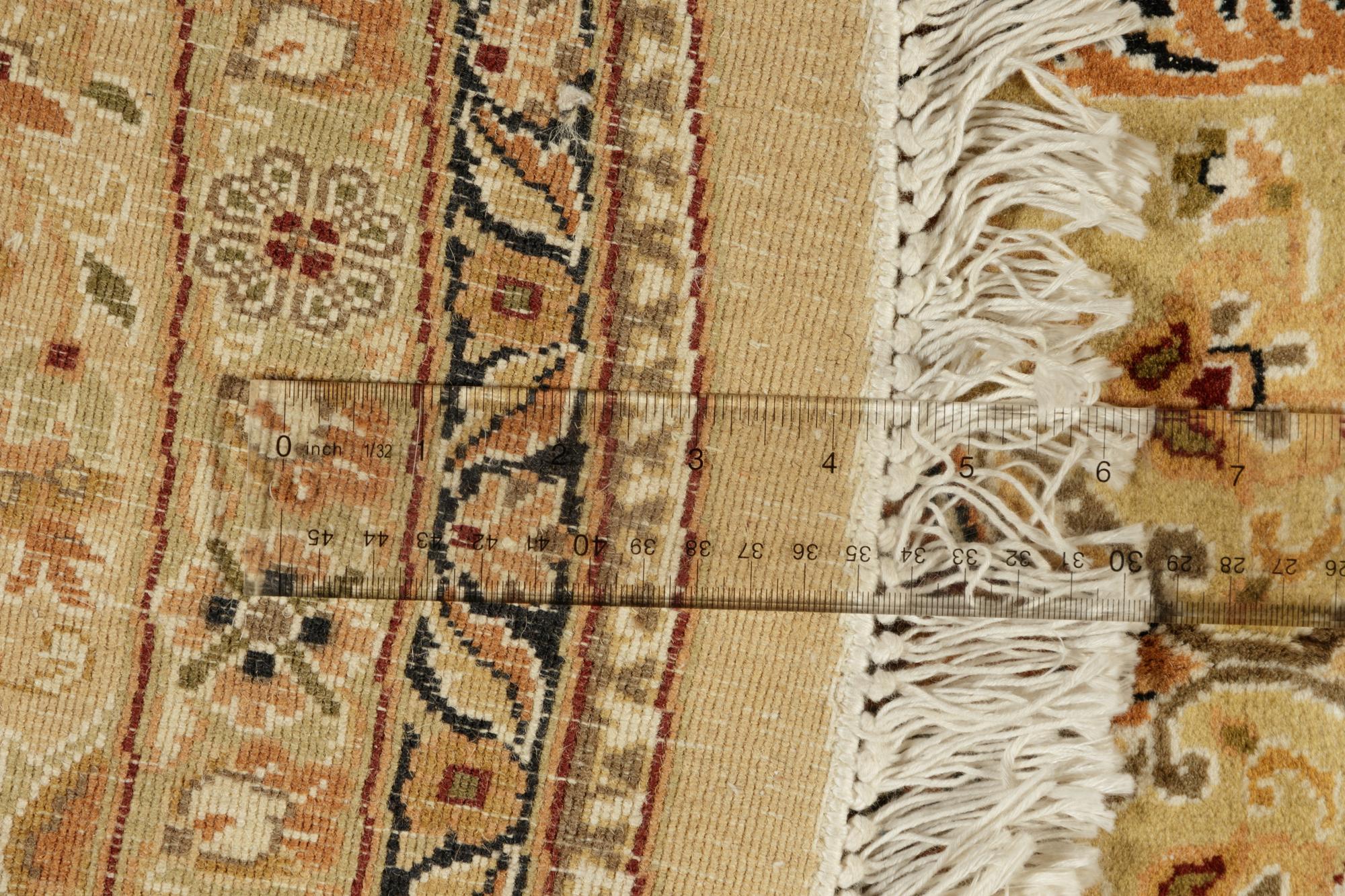 A Persian Style Circular Wool Rug