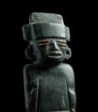 A Teotihuacan Greenstone Standing Figure