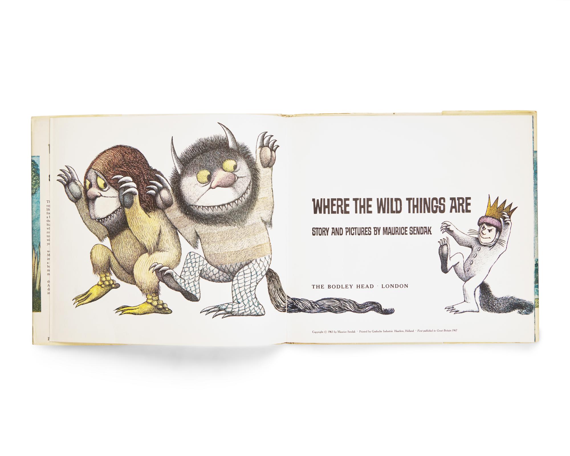 [Children's & Illustrated] Sendak, Maurice. Where the Wild Things Are