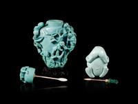 Two Turquoise Snuff Bottles