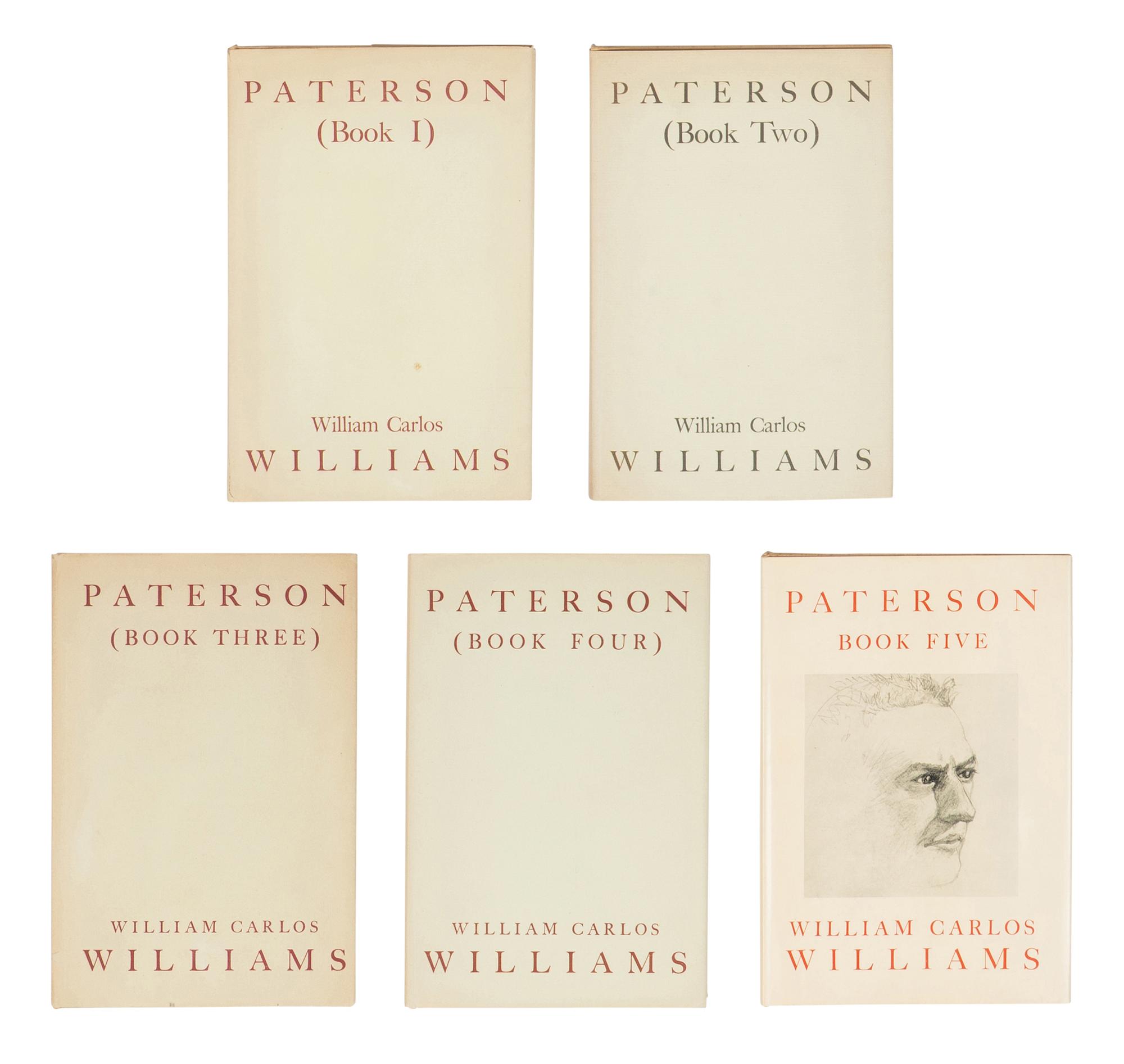 WILLIAMS, Carlos William (1883-1963). Paterson . New York: New Directions Books, 1946-1958.
