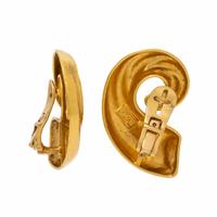 Lalaounis, Yellow Gold Spiral Earrings