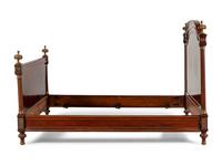 An Empire Style Gilt Bronze Mounted Mahogany Bed