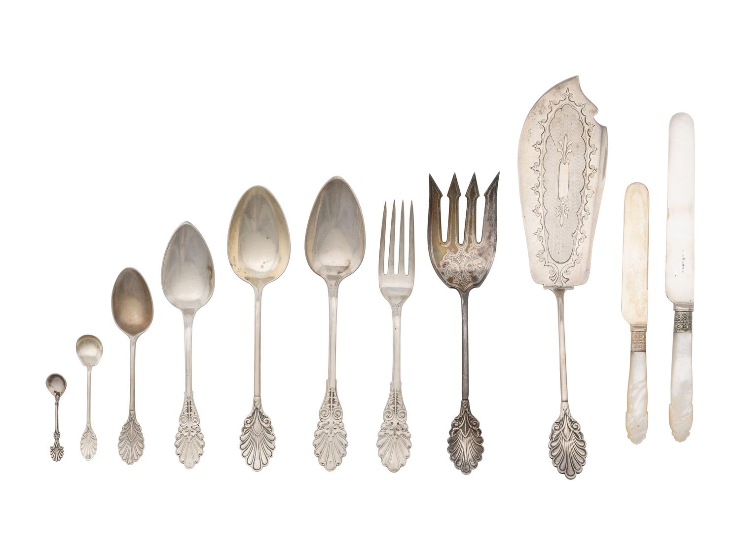 A Group of American Silver Flatware