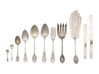 A Group of American Silver Flatware