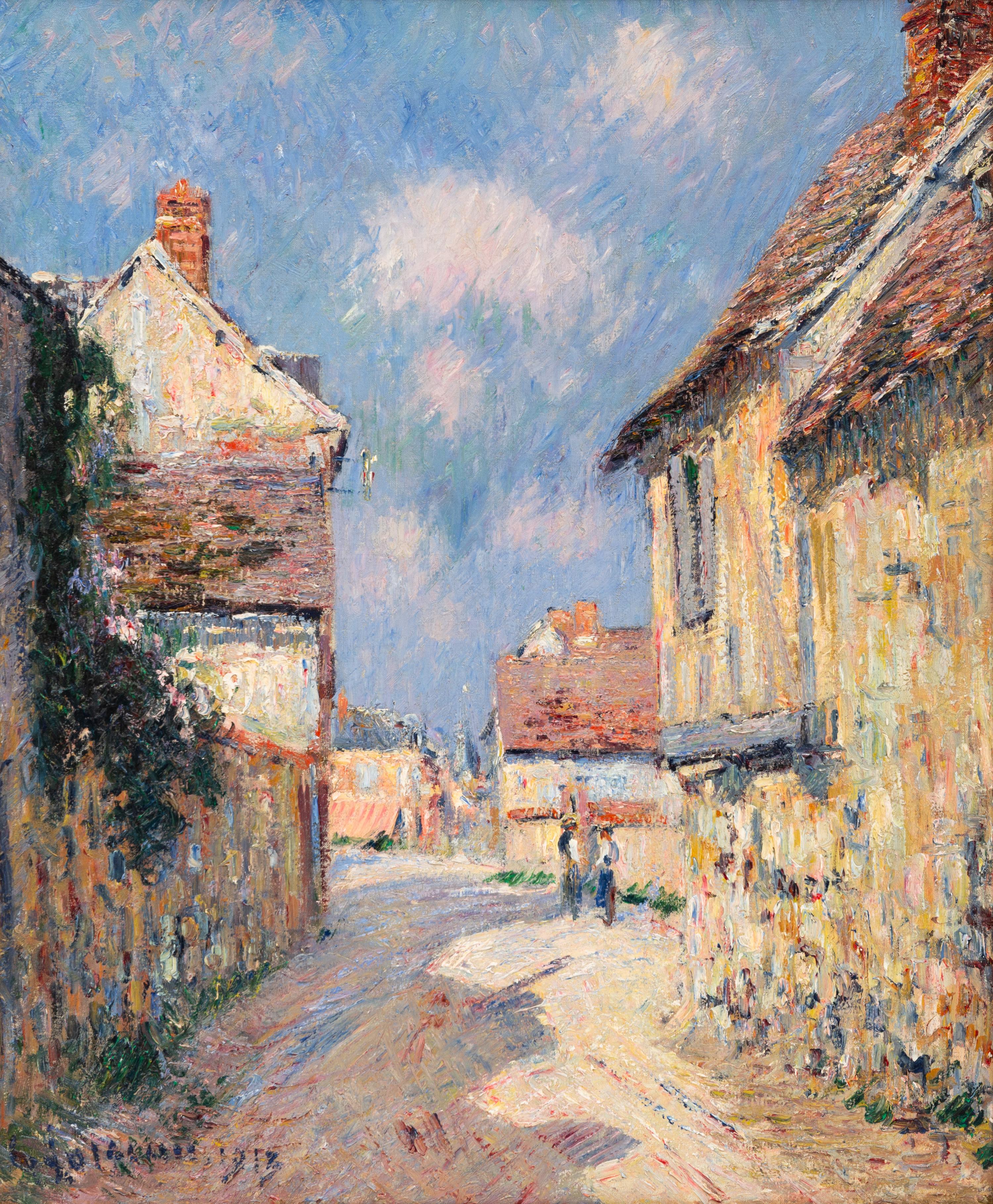 Gustave Loiseau (French, 1865-1935) — Rue de l'Hopital, Le Vaudreuil, 1913