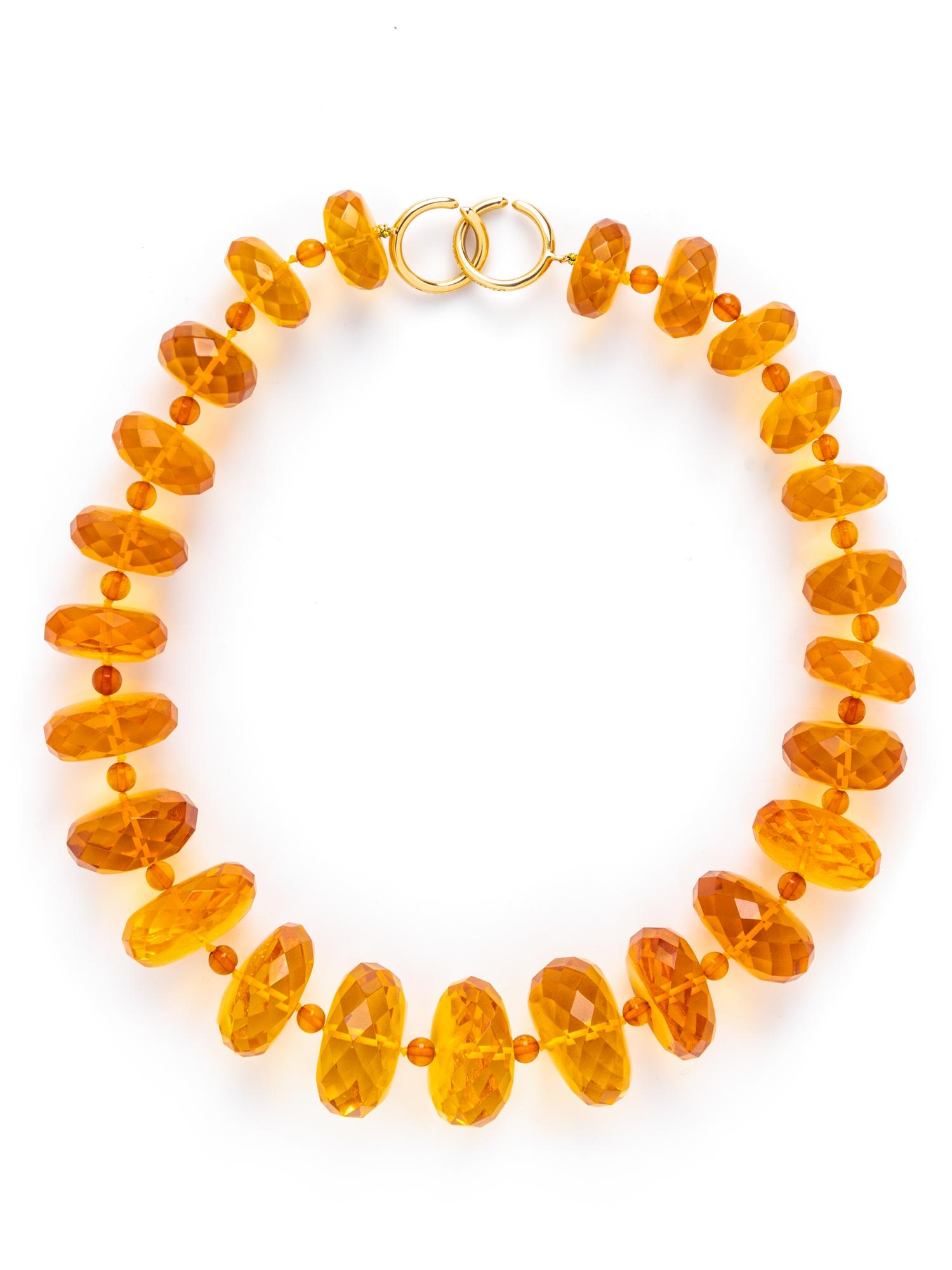 TIFFANY & CO., PALOMA PICASSO, AMBER BEAD NECKLACE
