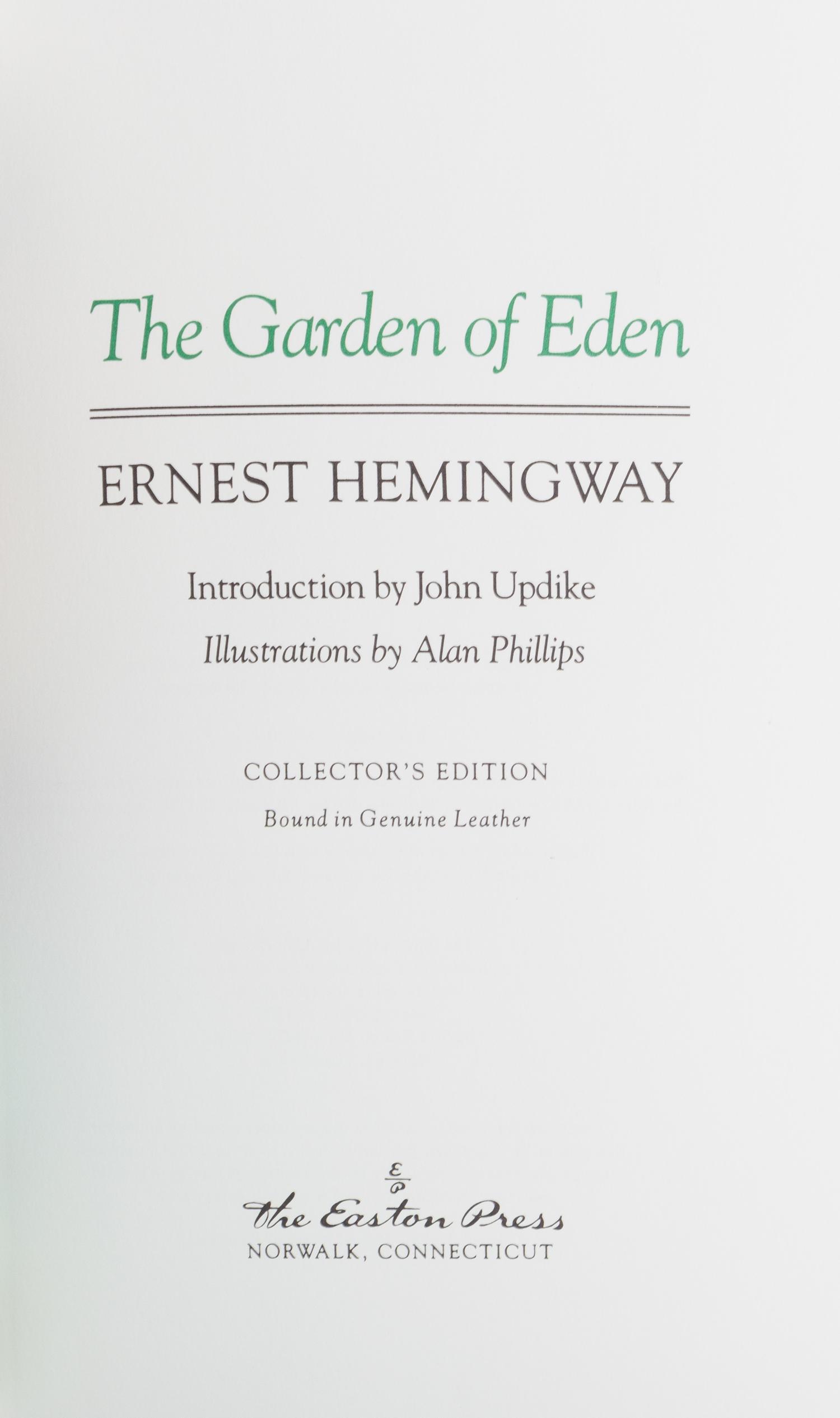 (EASTON PRESS) HEMINGWAY, ERNEST. The Complete Works. Norwalk, CT, [1990]. 20 vols.